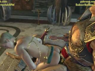 Shao Kahn and His Concubine slattern Cassie Cage: Free porn cb