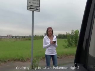 Super panas pokemon pemburu berpayu dara besar babe yakin kepada fuck orang asing dalam memandu van